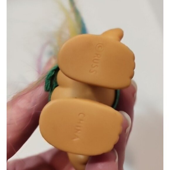 Vintage Lot of 4 Trolls - Lotto Rainbow Chicken and Baby Rainbow - Picture 10 of 16